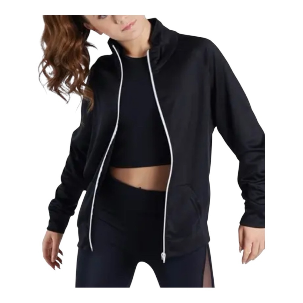 Women's Black Zip-Up Jacket
